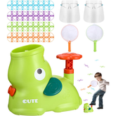 Cute Animal Air Launcher Toy Set for Kids – Bubble Flyer Game with Safety Shields & Catch Nets